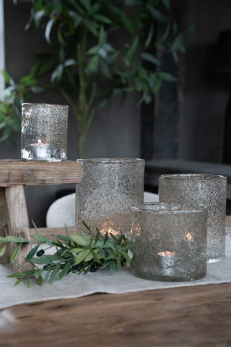 Dutz windlicht Votive M Large – Metall Chips