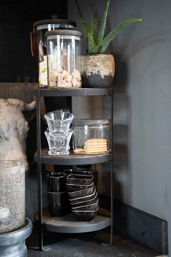 Etagère Hout & Metaal - 3 laags Etagère Hout & Metaal - 3 laags