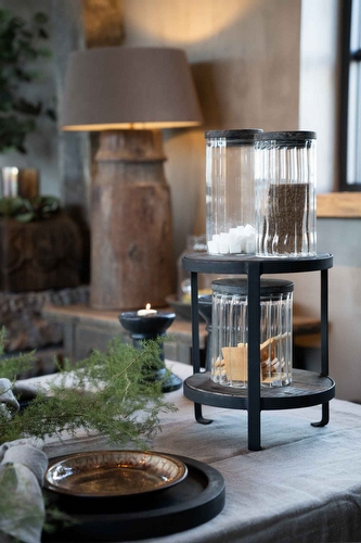 Etagere Hout & Metaal - 2 laags