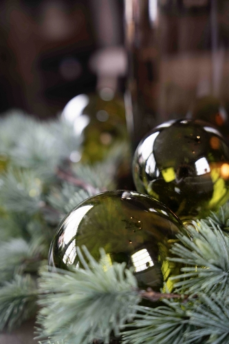 Kerstbal Groen - Moss Green Large