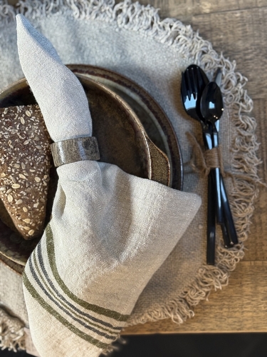 Servetring Bruin - Set van 2
