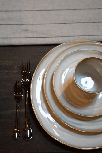 Servies Dessertbord Beige 