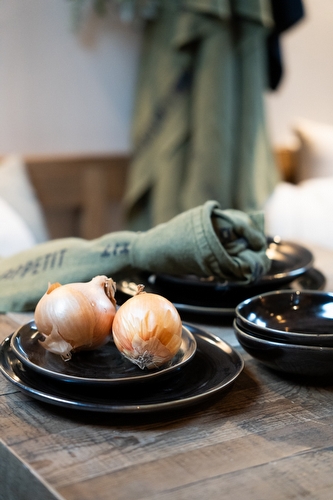 Servies Dessertbord Donkerbruin