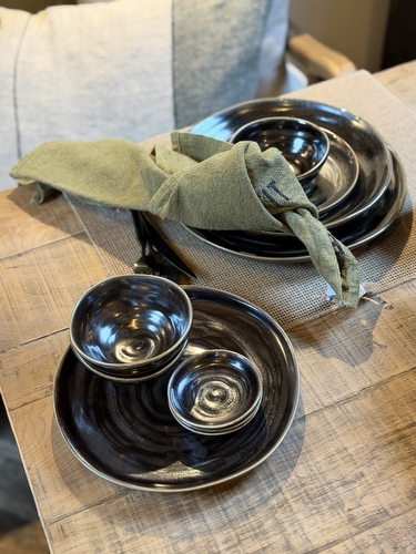 Servies Dinerbord Donkerbruin