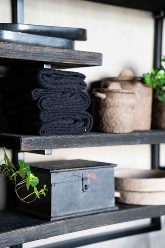 Handdoek Set van 3 - Zwart Handdoek Set van 3 - Zwart