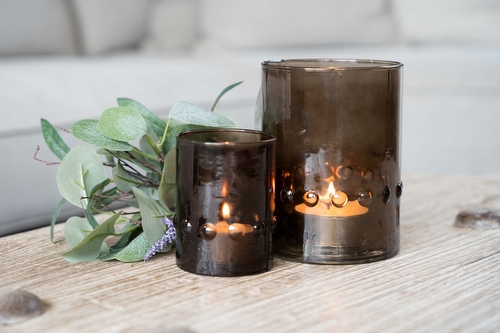 Theelichthouder Dotty Small en Big – Set van 2